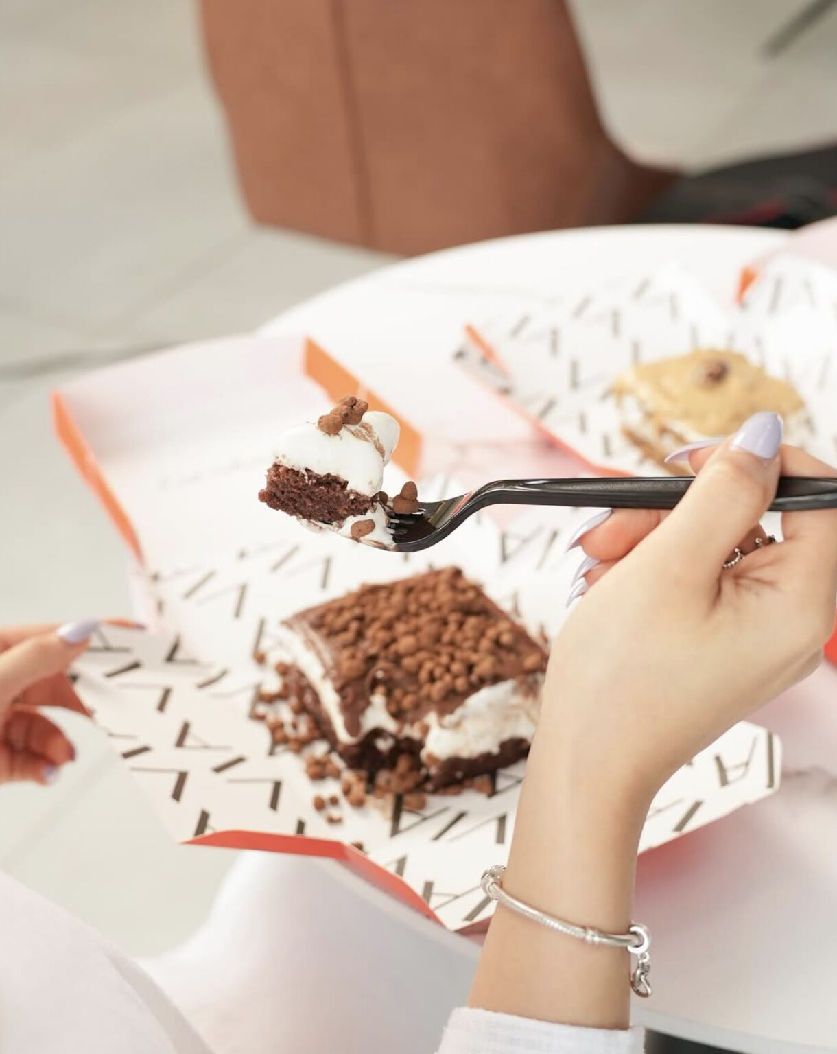 Dessert in VIA branded box